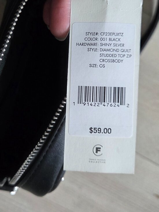 Rebecca Minkoff Diamond Quilt Studded Crossbody Bag - Picture 5 of 9